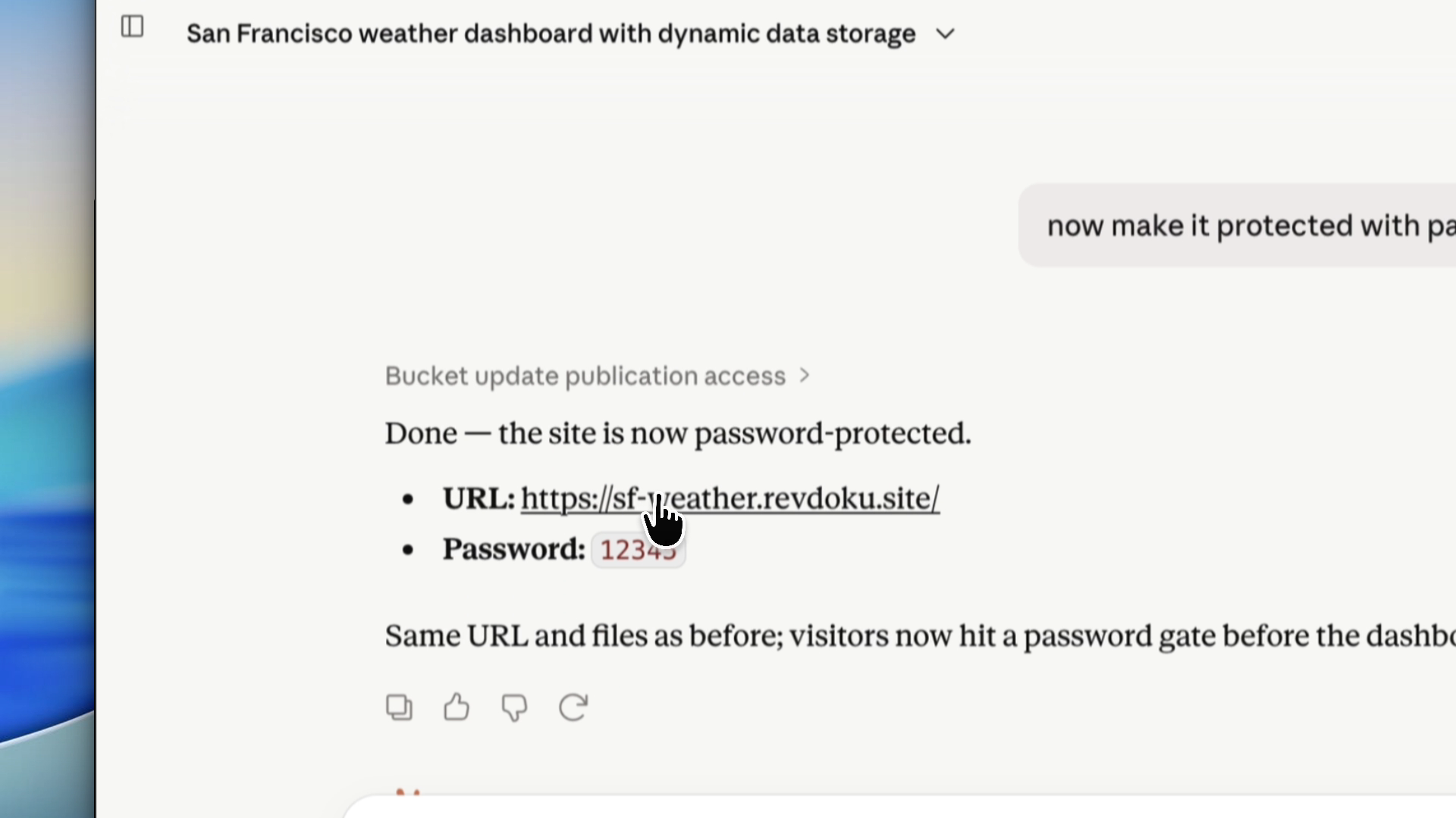 Publish state check