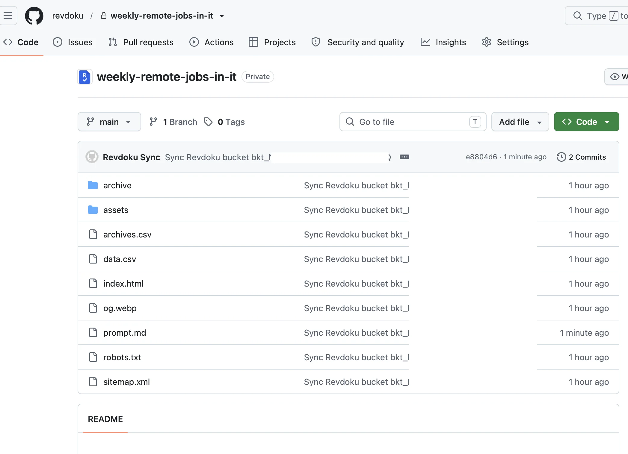 Private GitHub repository populated by Revdoku GitHub Sync