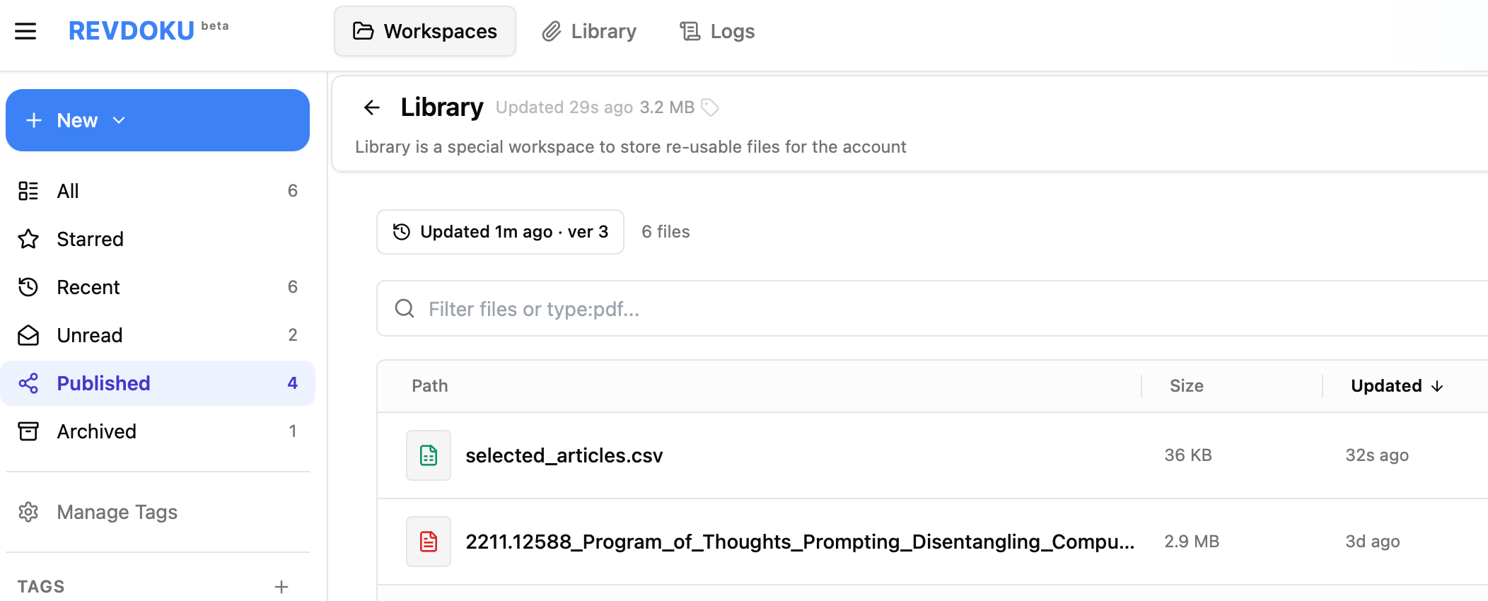 Files added to Revdoku by automation